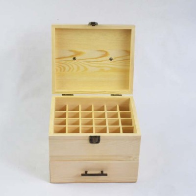 wooden storage packing box with engrave logo gift packaging perfume wooden storage box