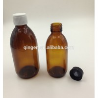 300ml amber glass pharmaceutical syrup bottle cough syrup glass bottle