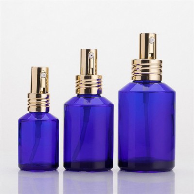 oblique shoulder bottle 60ml dropper spray pump head 120ml emulsion cosmetic glass bottle